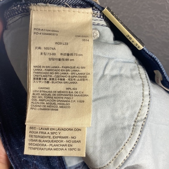 Levi’s Wellthread 70s High Slim Straight Jeans NWT - Picture 13 of 14